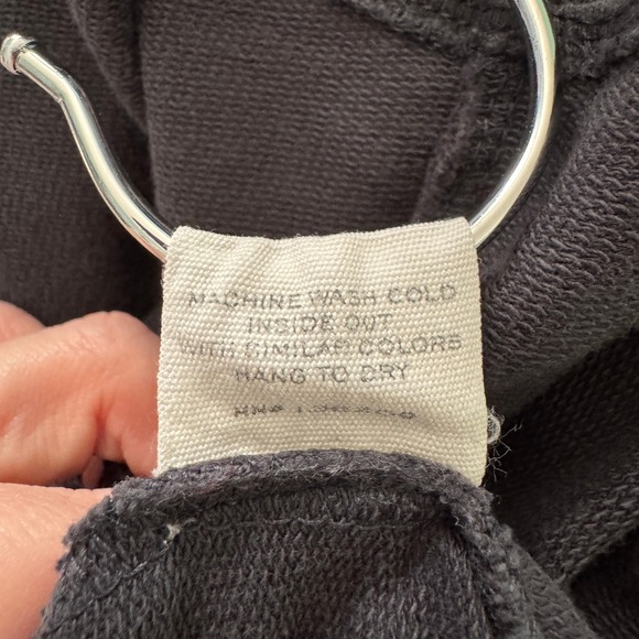 Hatch Sara Maternity Overalls Size Small Black Organic Cotton Tie Strap Jumpsuit - Picture 15 of 15